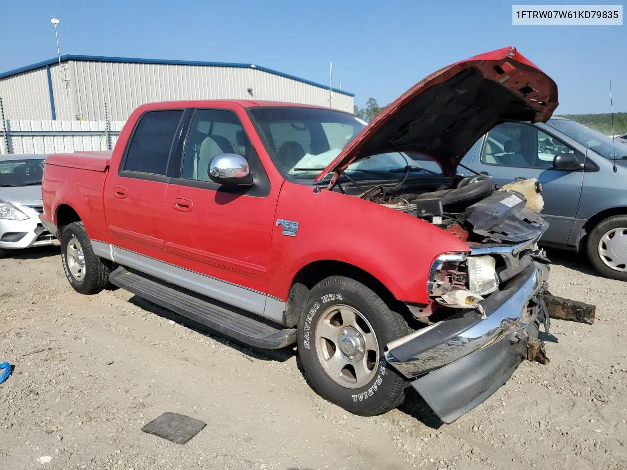 2001 Ford F150 Supercrew VIN: 1FTRW07W61KD79835 Lot: 69102274