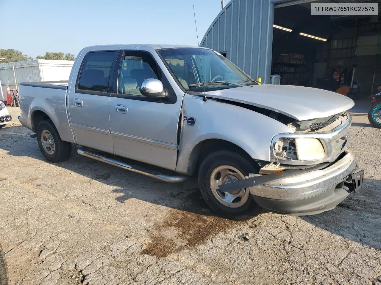 2001 Ford F150 Supercrew VIN: 1FTRW07651KC27576 Lot: 69242074