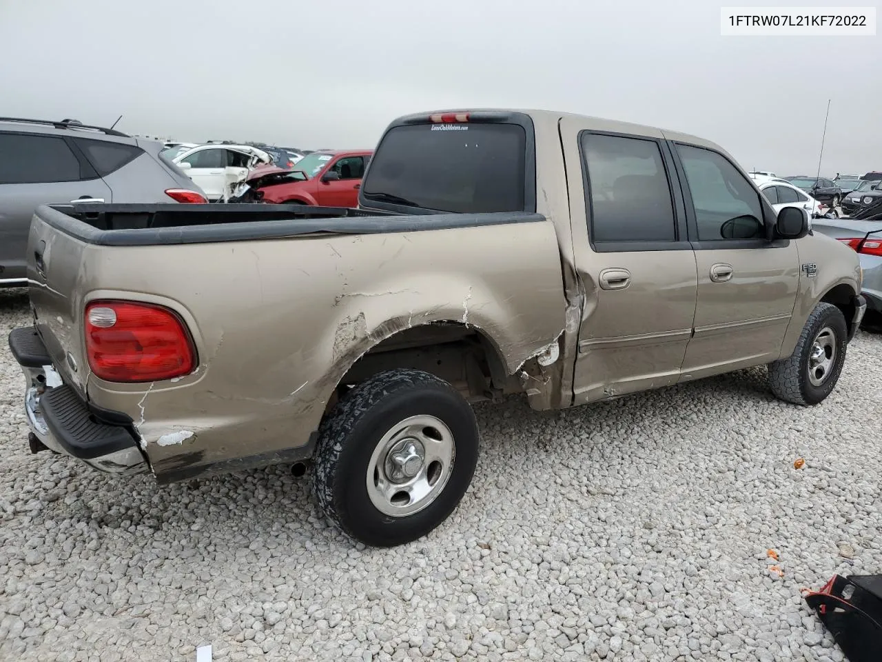 2001 Ford F150 Supercrew VIN: 1FTRW07L21KF72022 Lot: 69532204