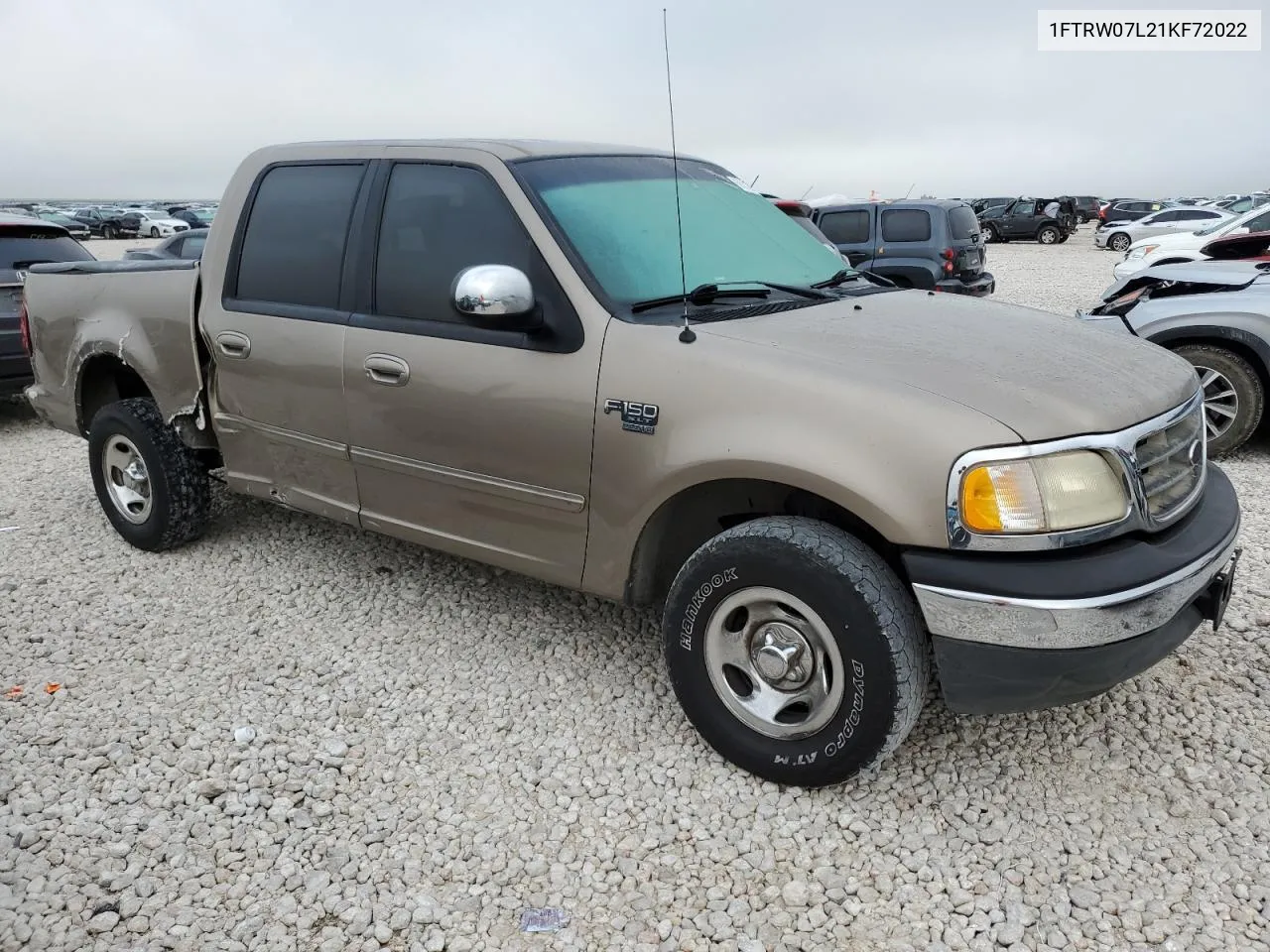 2001 Ford F150 Supercrew VIN: 1FTRW07L21KF72022 Lot: 69532204