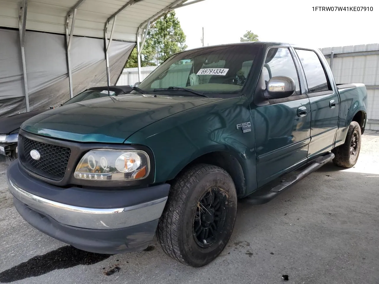 2001 Ford F150 Supercrew VIN: 1FTRW07W41KE07910 Lot: 69791334