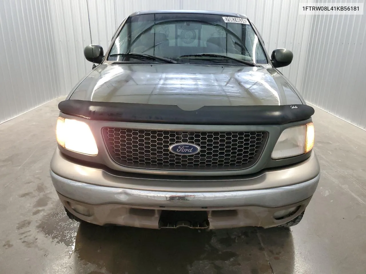 2001 Ford F150 Supercrew VIN: 1FTRW08L41KB56181 Lot: 70874634