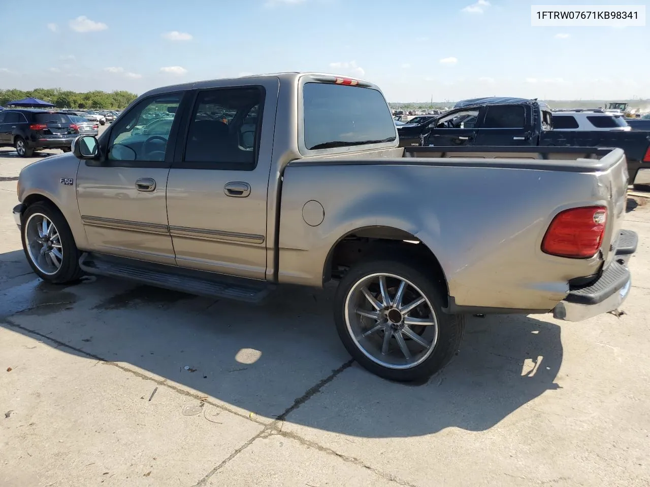 2001 Ford F150 Supercrew VIN: 1FTRW07671KB98341 Lot: 71662464