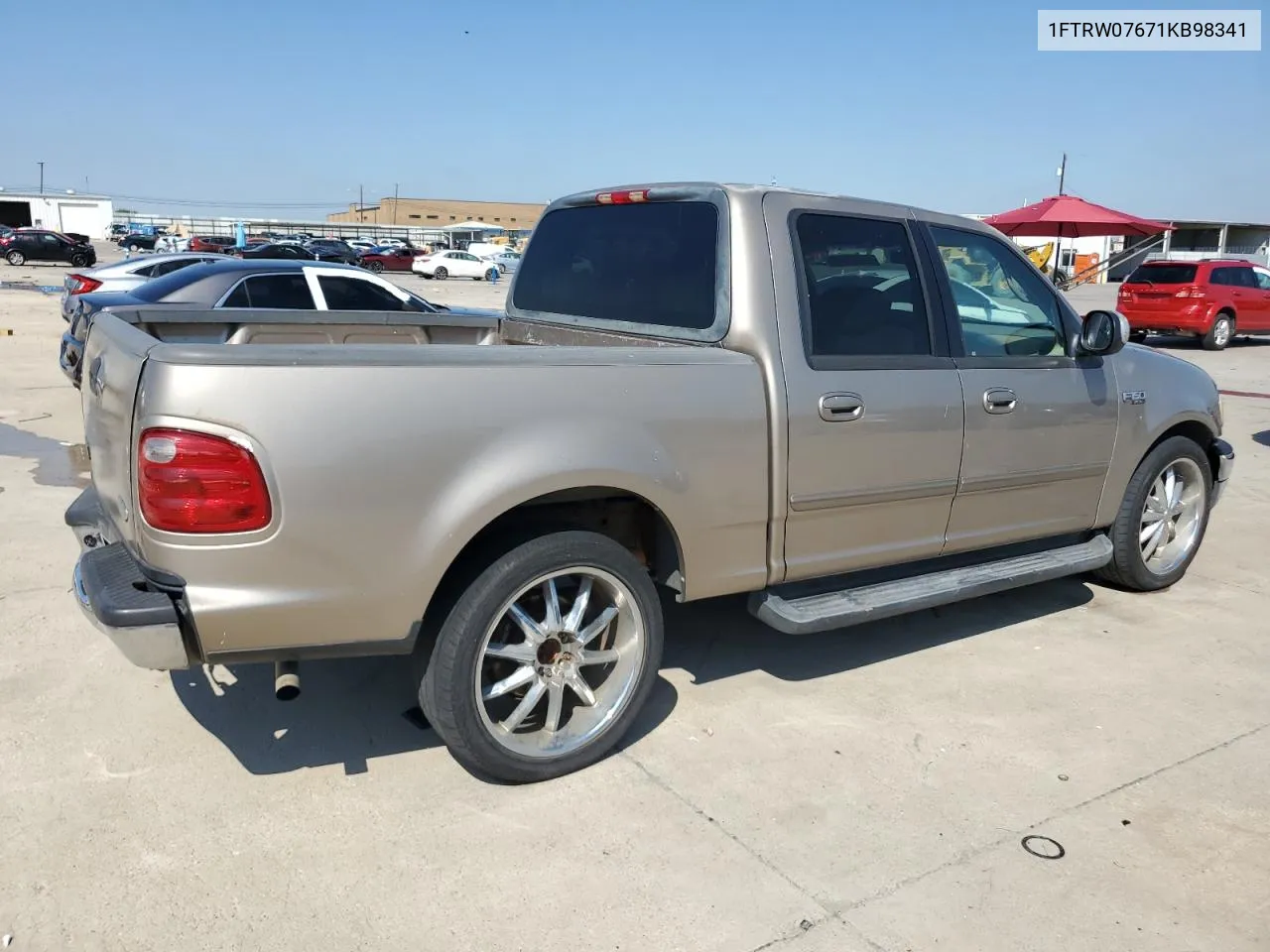 1FTRW07671KB98341 2001 Ford F150 Supercrew