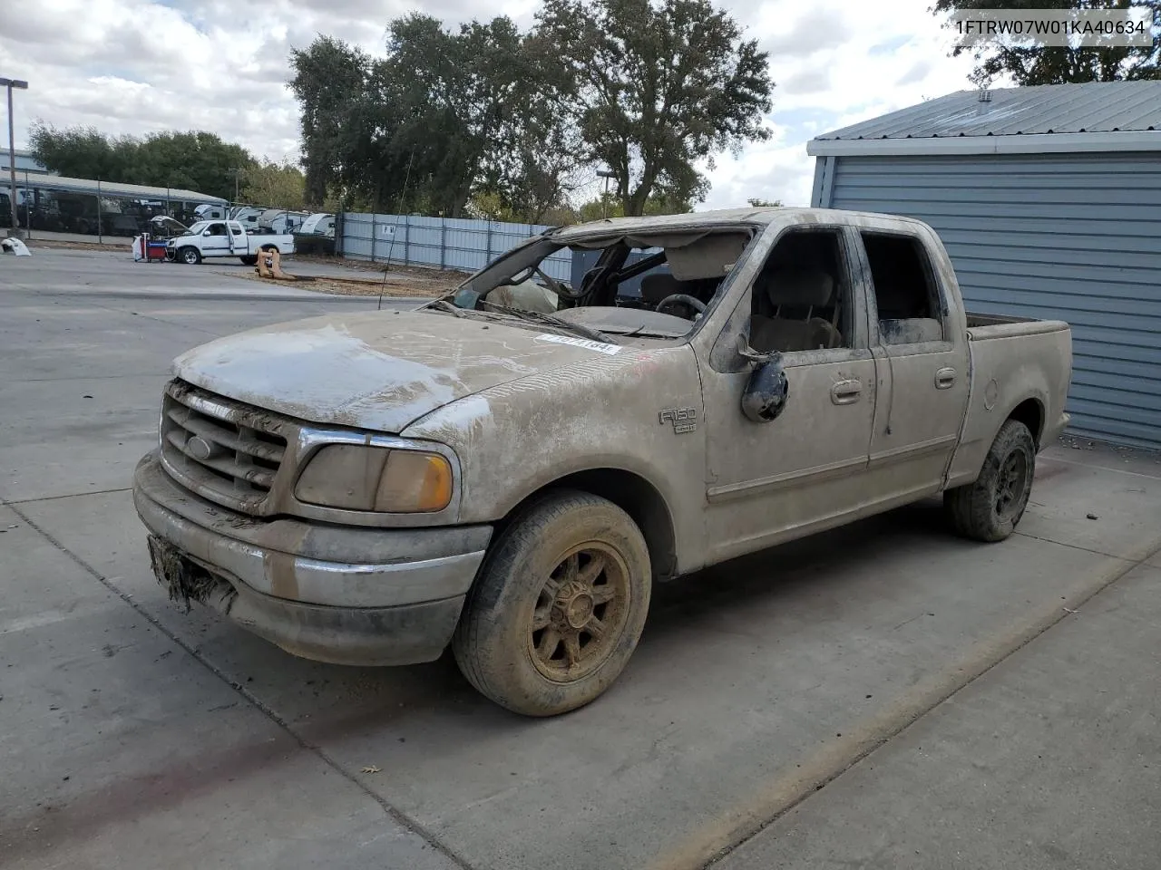 2001 Ford F150 Supercrew VIN: 1FTRW07W01KA40634 Lot: 71674184