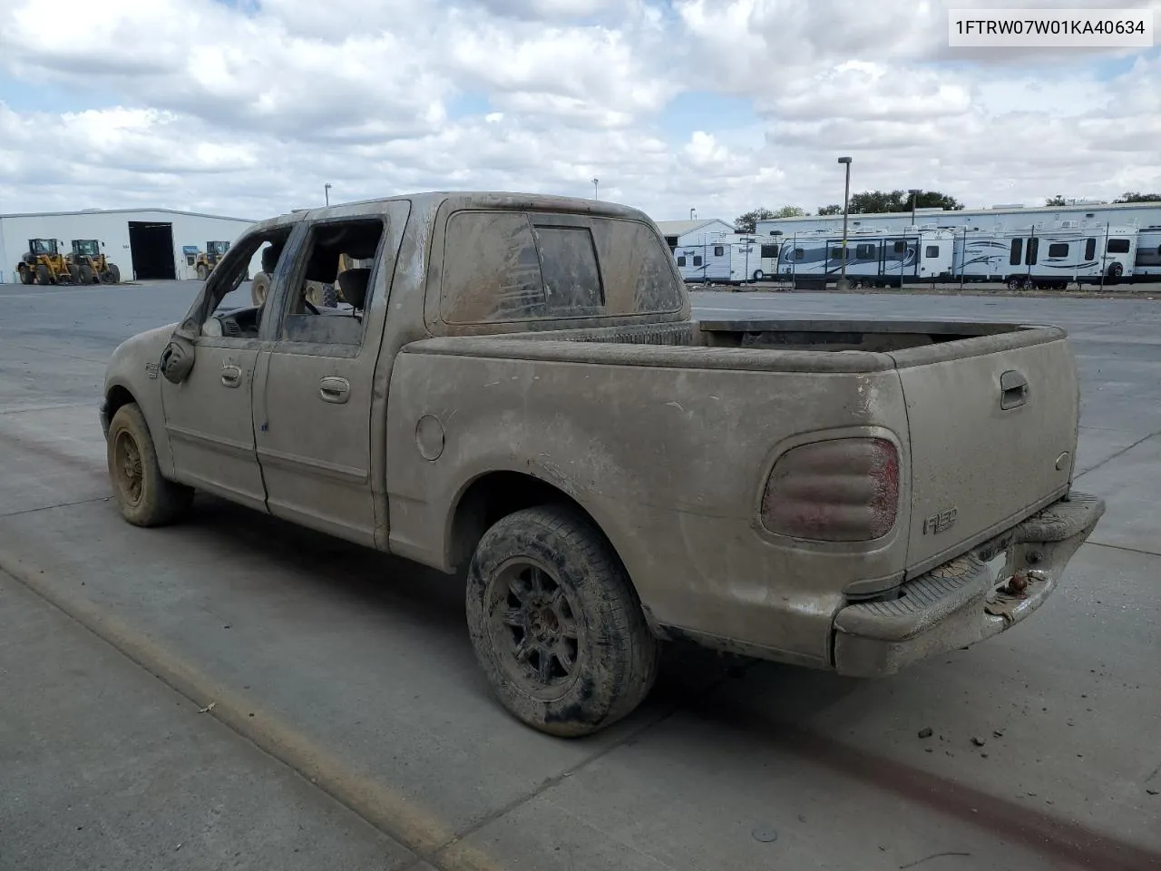 2001 Ford F150 Supercrew VIN: 1FTRW07W01KA40634 Lot: 71674184