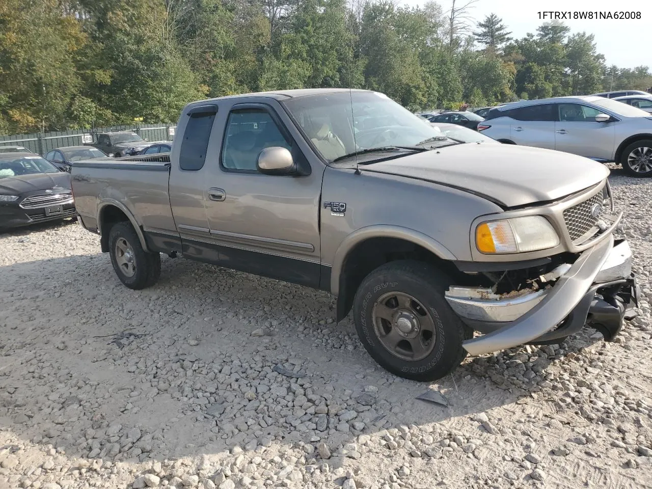 2001 Ford F150 VIN: 1FTRX18W81NA62008 Lot: 71730524