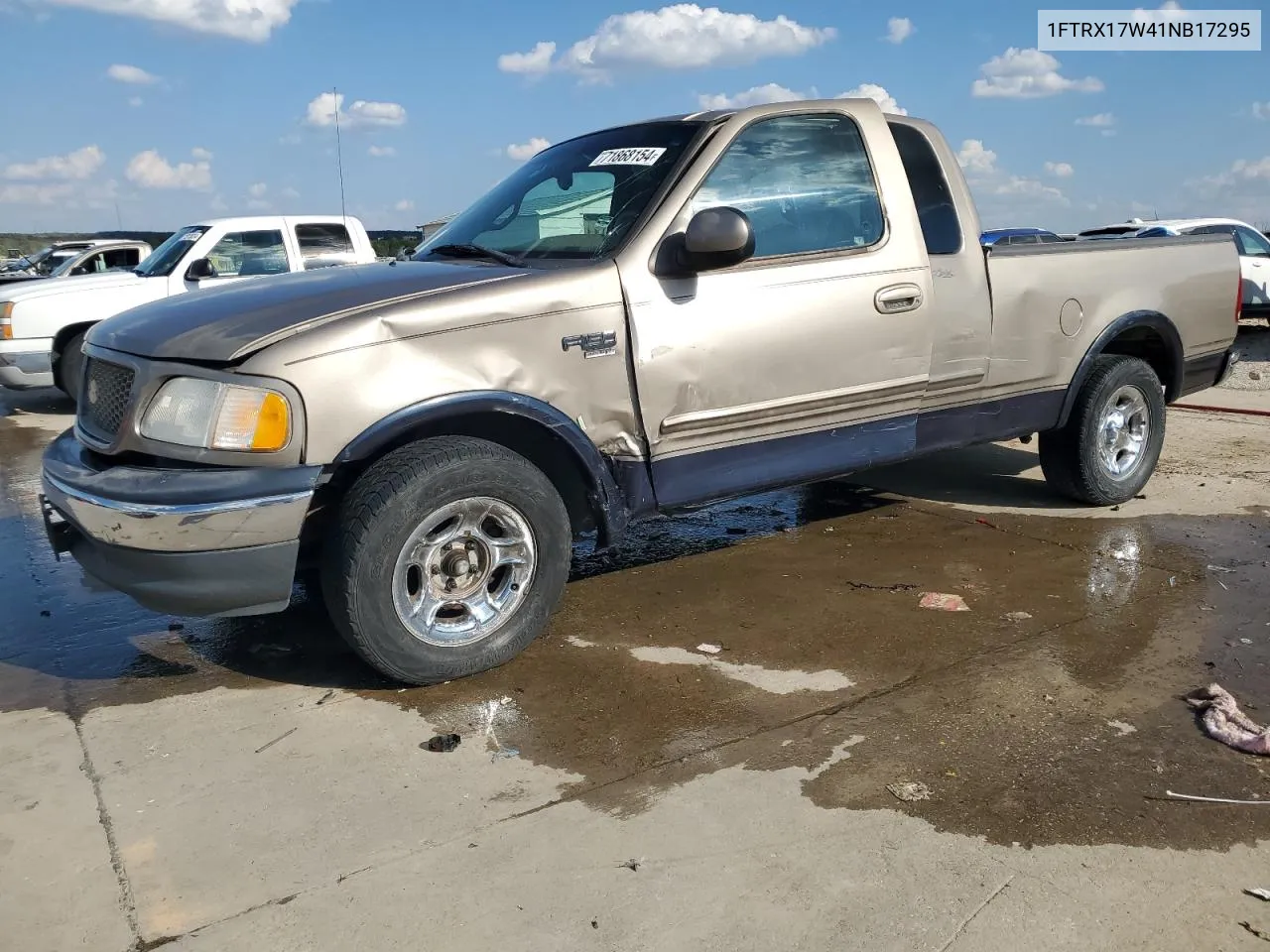 2001 Ford F150 VIN: 1FTRX17W41NB17295 Lot: 71868154