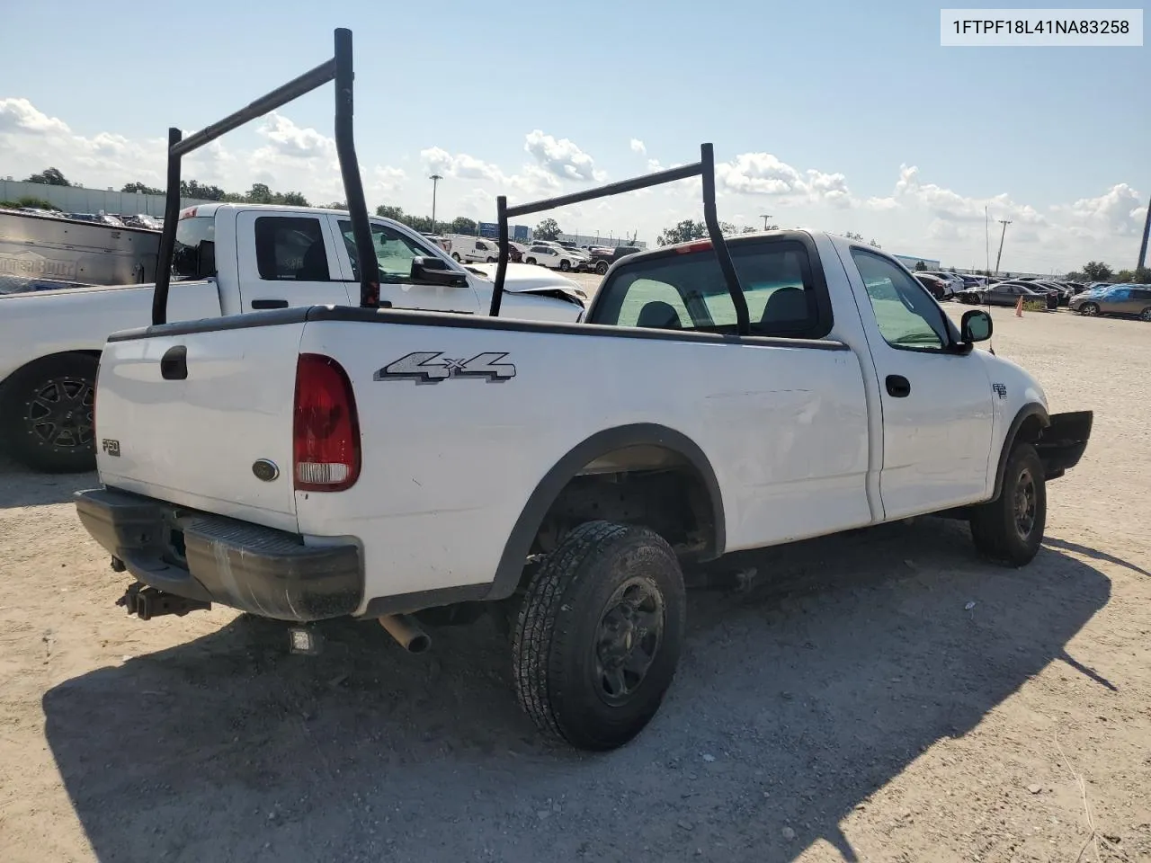 2001 Ford F150 VIN: 1FTPF18L41NA83258 Lot: 72040604