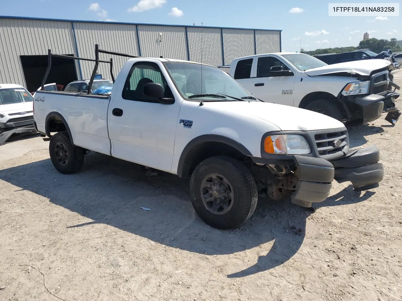 2001 Ford F150 VIN: 1FTPF18L41NA83258 Lot: 72040604