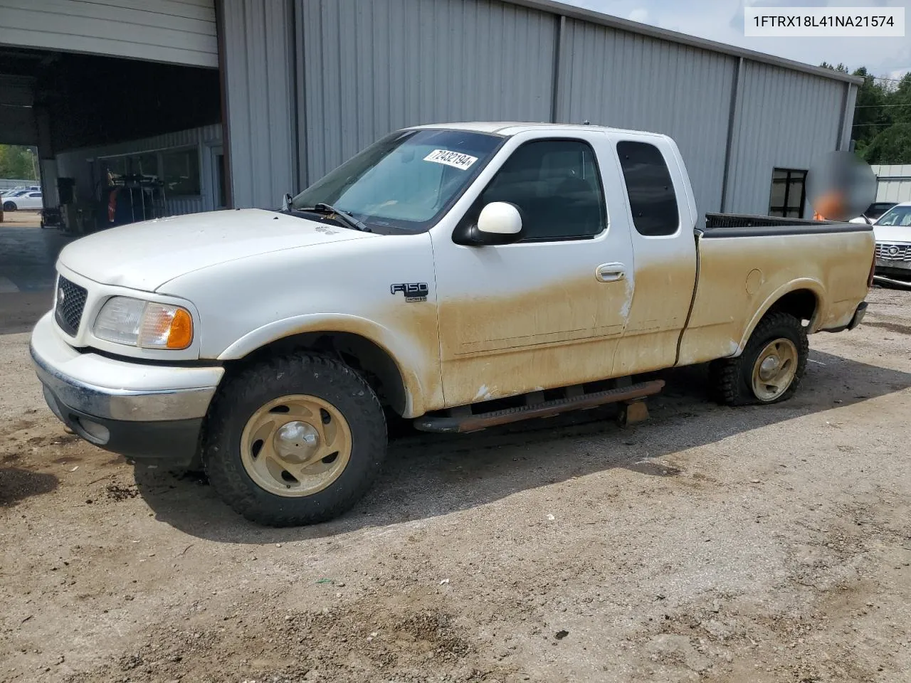 2001 Ford F150 VIN: 1FTRX18L41NA21574 Lot: 72432194