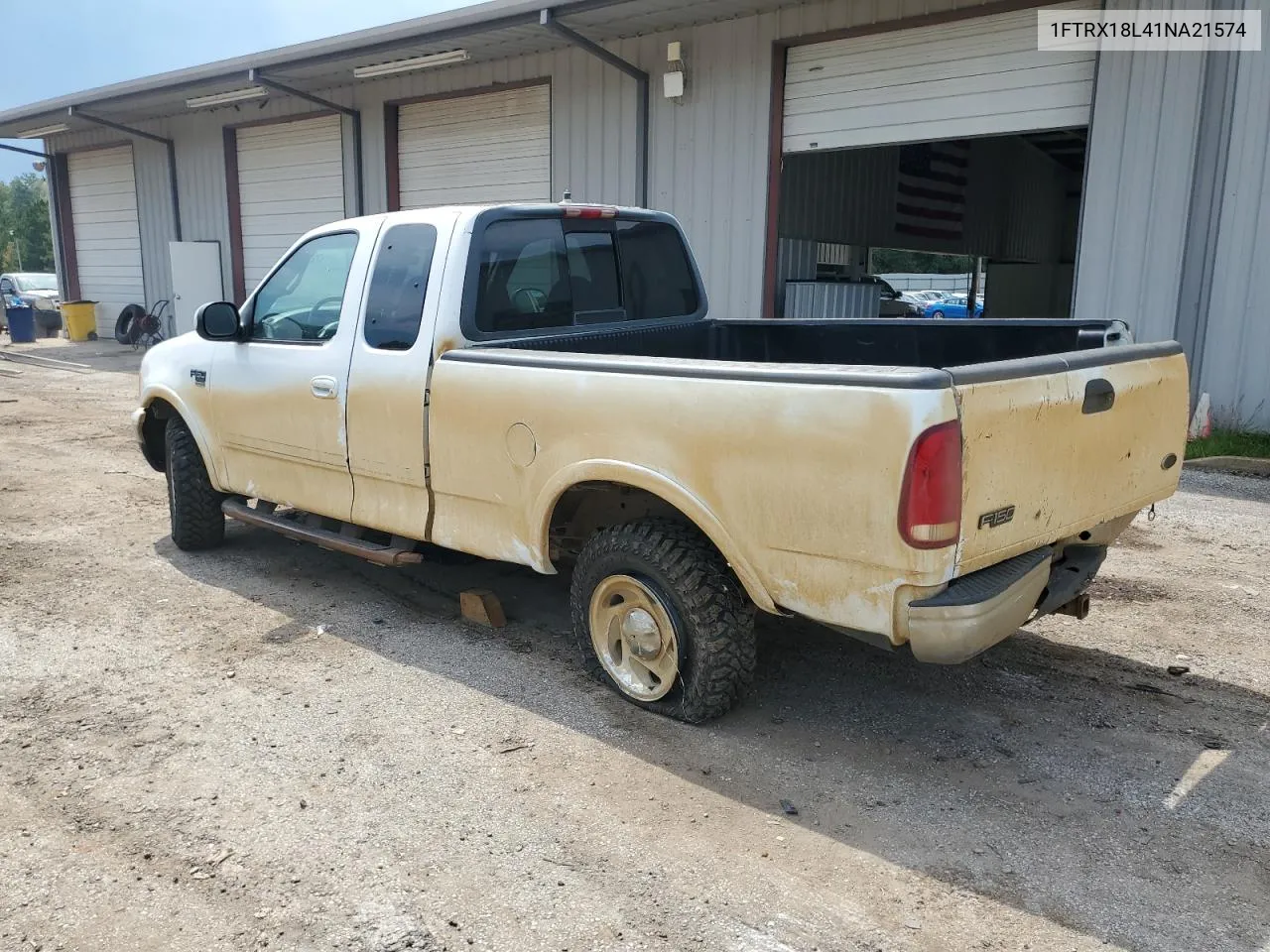 2001 Ford F150 VIN: 1FTRX18L41NA21574 Lot: 72432194