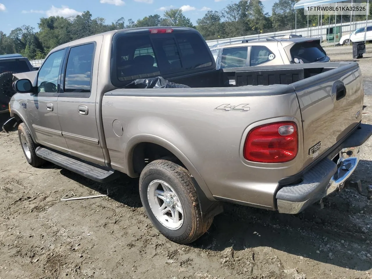 2001 Ford F150 Supercrew VIN: 1FTRW08L61KA32526 Lot: 72541174