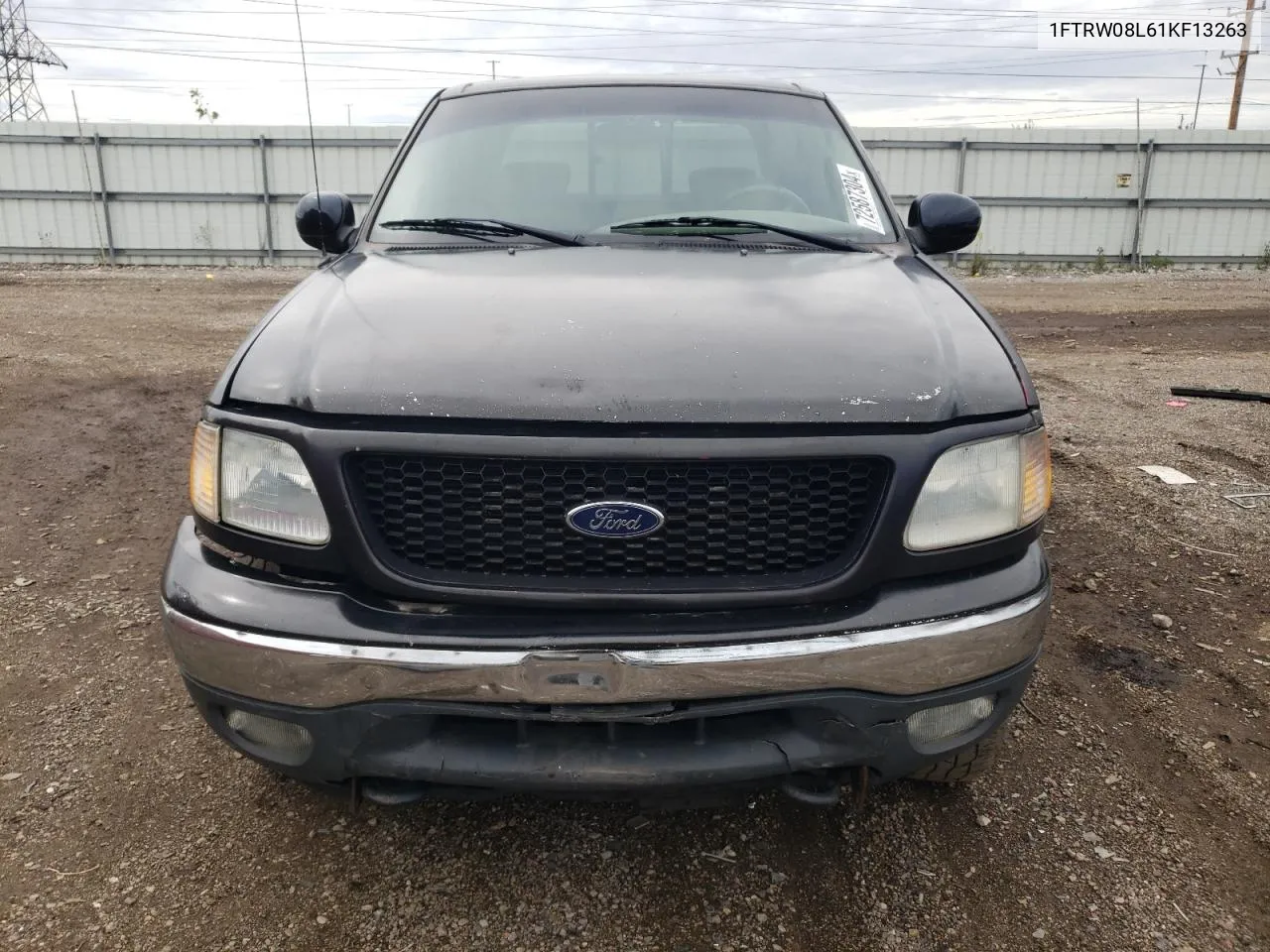 2001 Ford F150 Supercrew VIN: 1FTRW08L61KF13263 Lot: 72587304