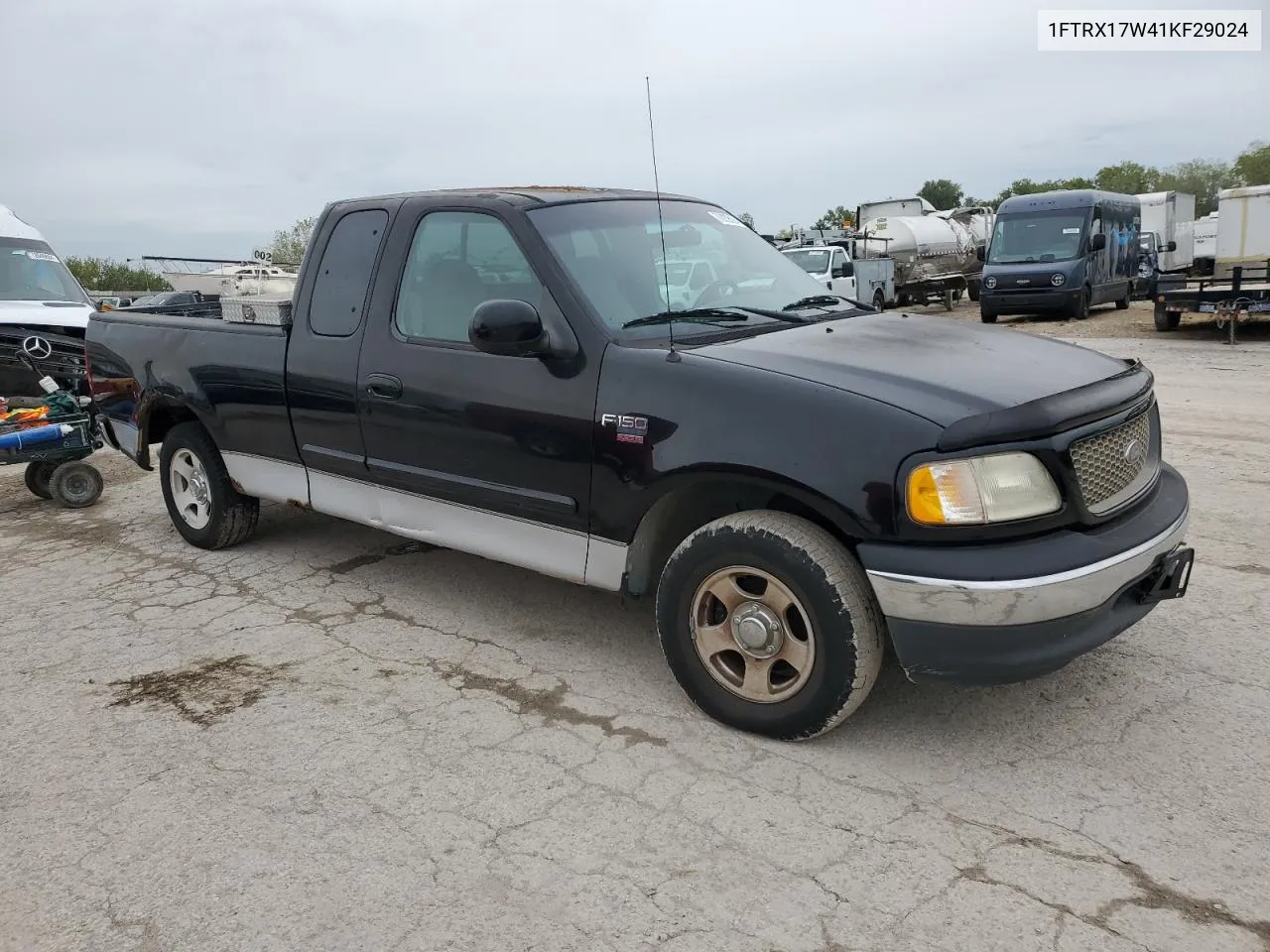 2001 Ford F150 VIN: 1FTRX17W41KF29024 Lot: 73038064