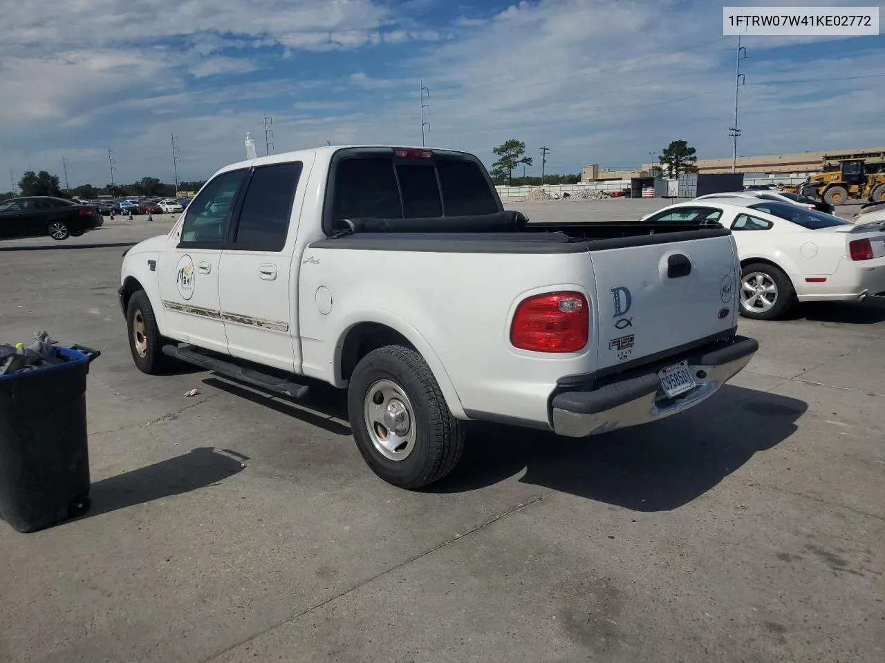 2001 Ford F150 Supercrew VIN: 1FTRW07W41KE02772 Lot: 73586724