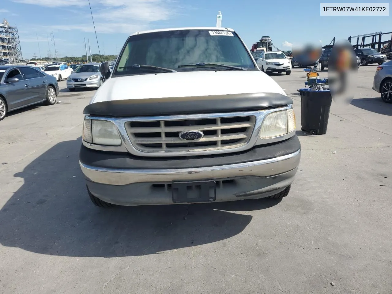 2001 Ford F150 Supercrew VIN: 1FTRW07W41KE02772 Lot: 73586724