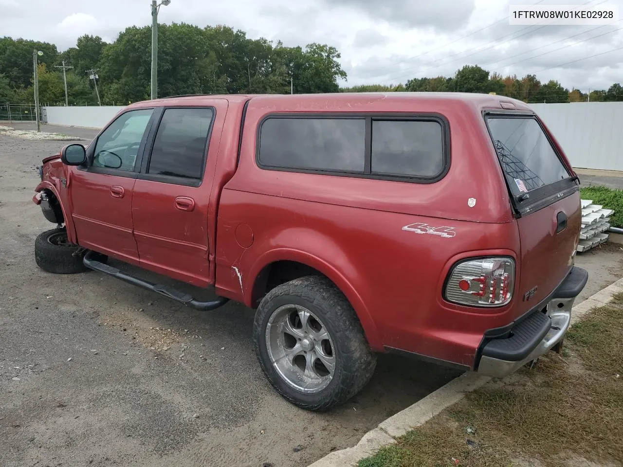 2001 Ford F150 Supercrew VIN: 1FTRW08W01KE02928 Lot: 73629704