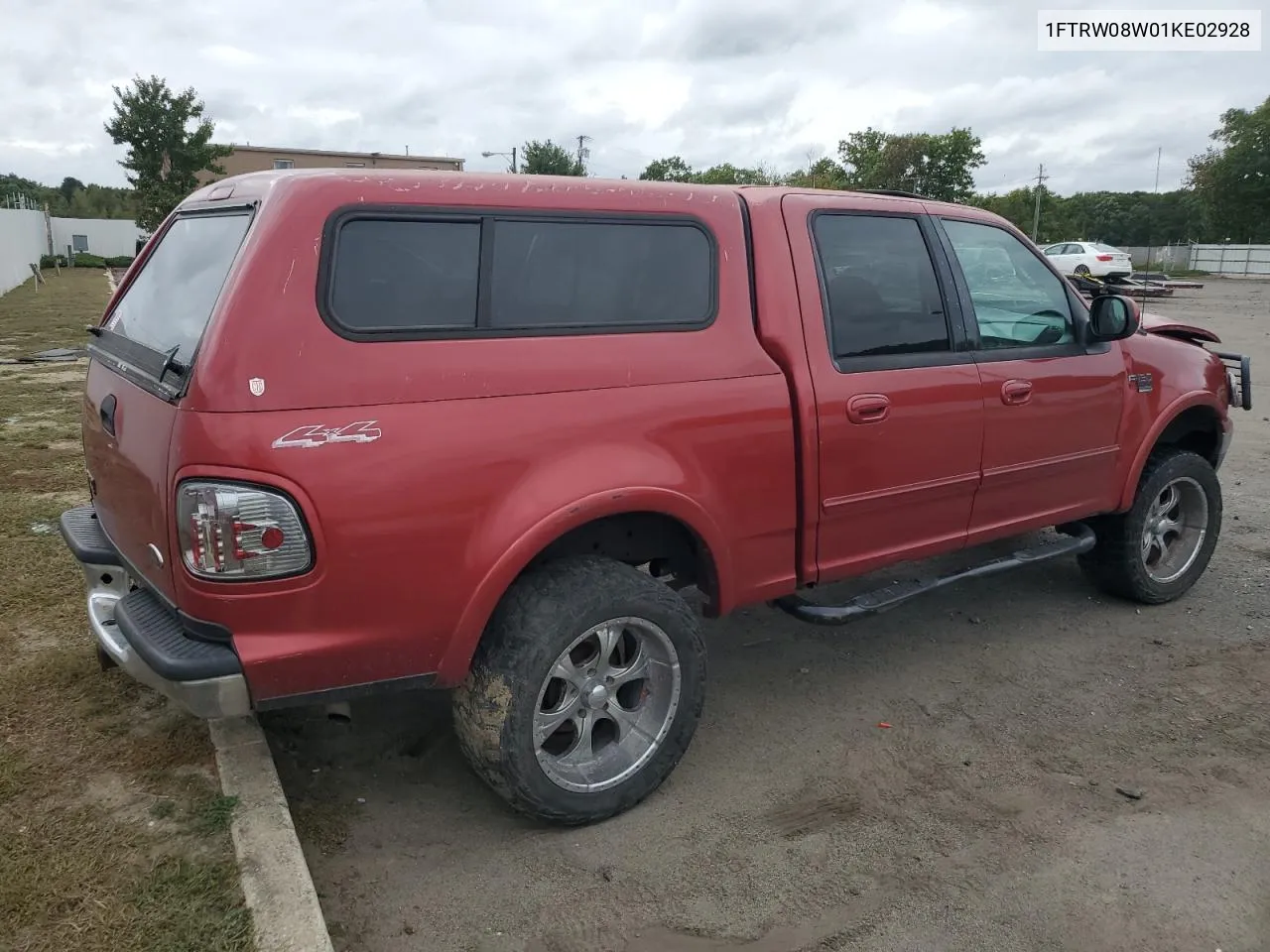 2001 Ford F150 Supercrew VIN: 1FTRW08W01KE02928 Lot: 73629704