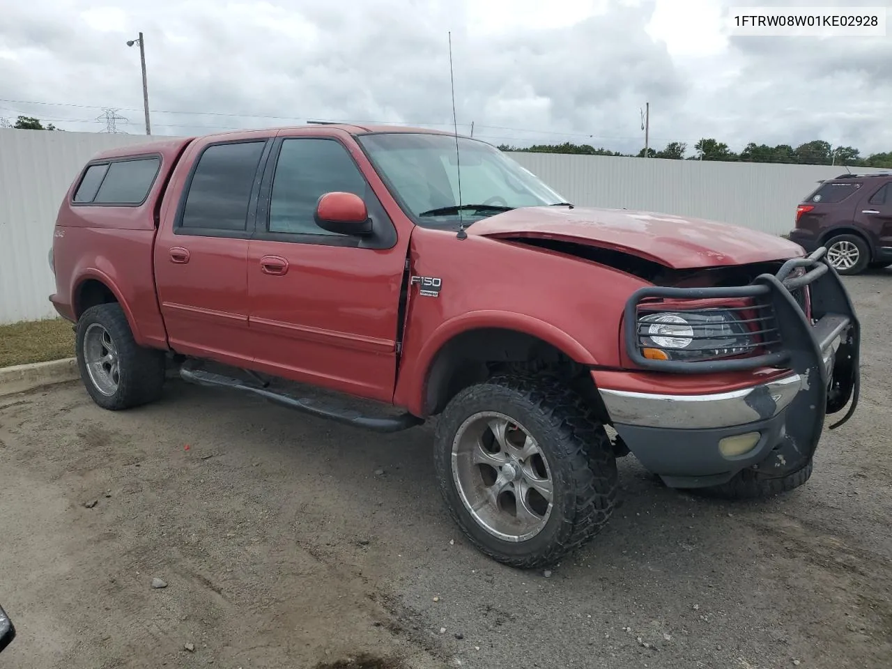 2001 Ford F150 Supercrew VIN: 1FTRW08W01KE02928 Lot: 73629704