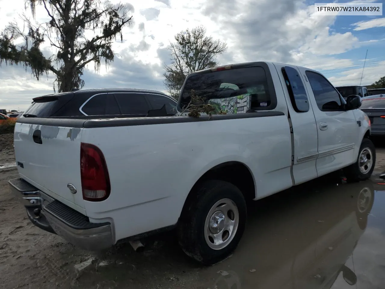 2001 Ford F150 Supercrew VIN: 1FTRW07W21KA84392 Lot: 73990214