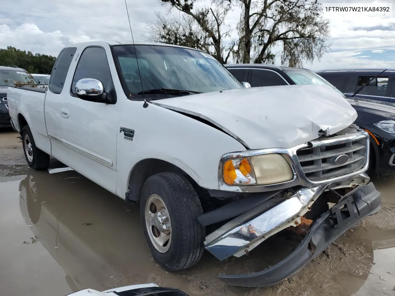 2001 Ford F150 Supercrew VIN: 1FTRW07W21KA84392 Lot: 73990214