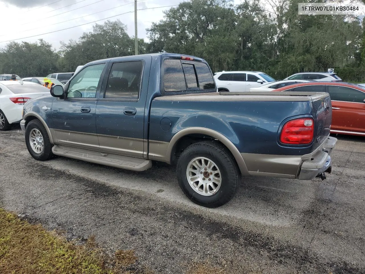 2001 Ford F150 Supercrew VIN: 1FTRW07L01KB30484 Lot: 74086324