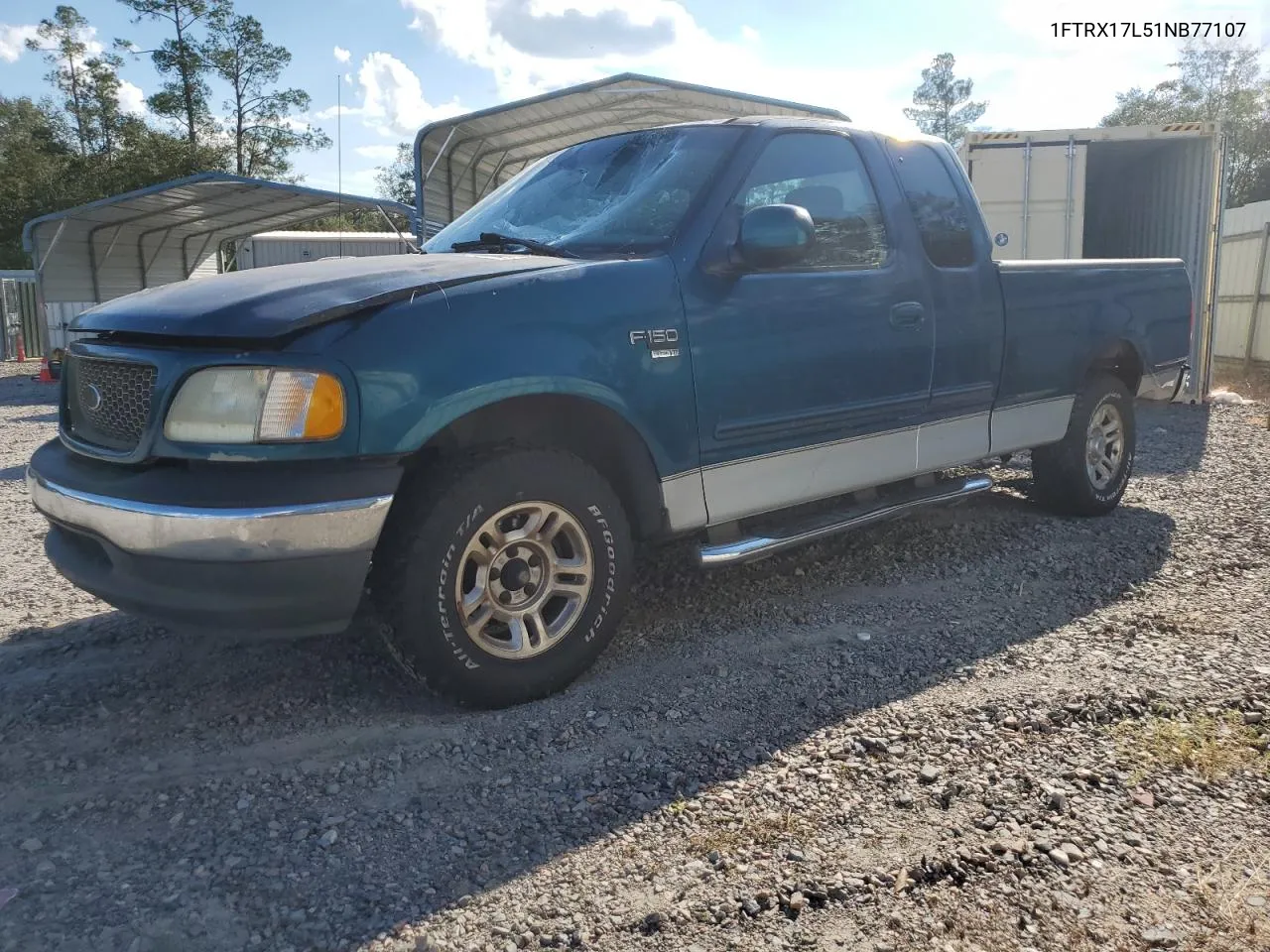 2001 Ford F150 VIN: 1FTRX17L51NB77107 Lot: 74119274