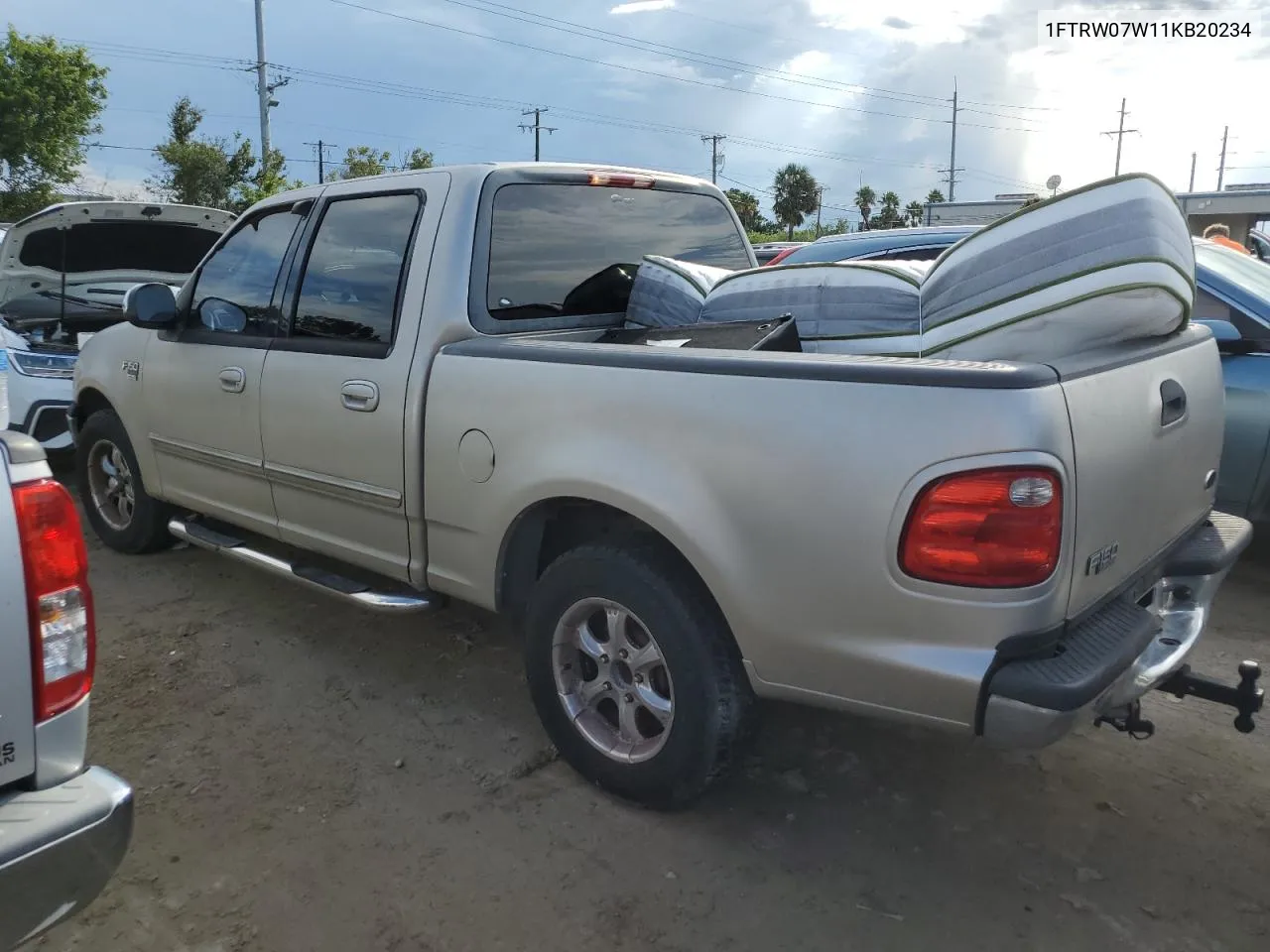 2001 Ford F150 Supercrew VIN: 1FTRW07W11KB20234 Lot: 74679364