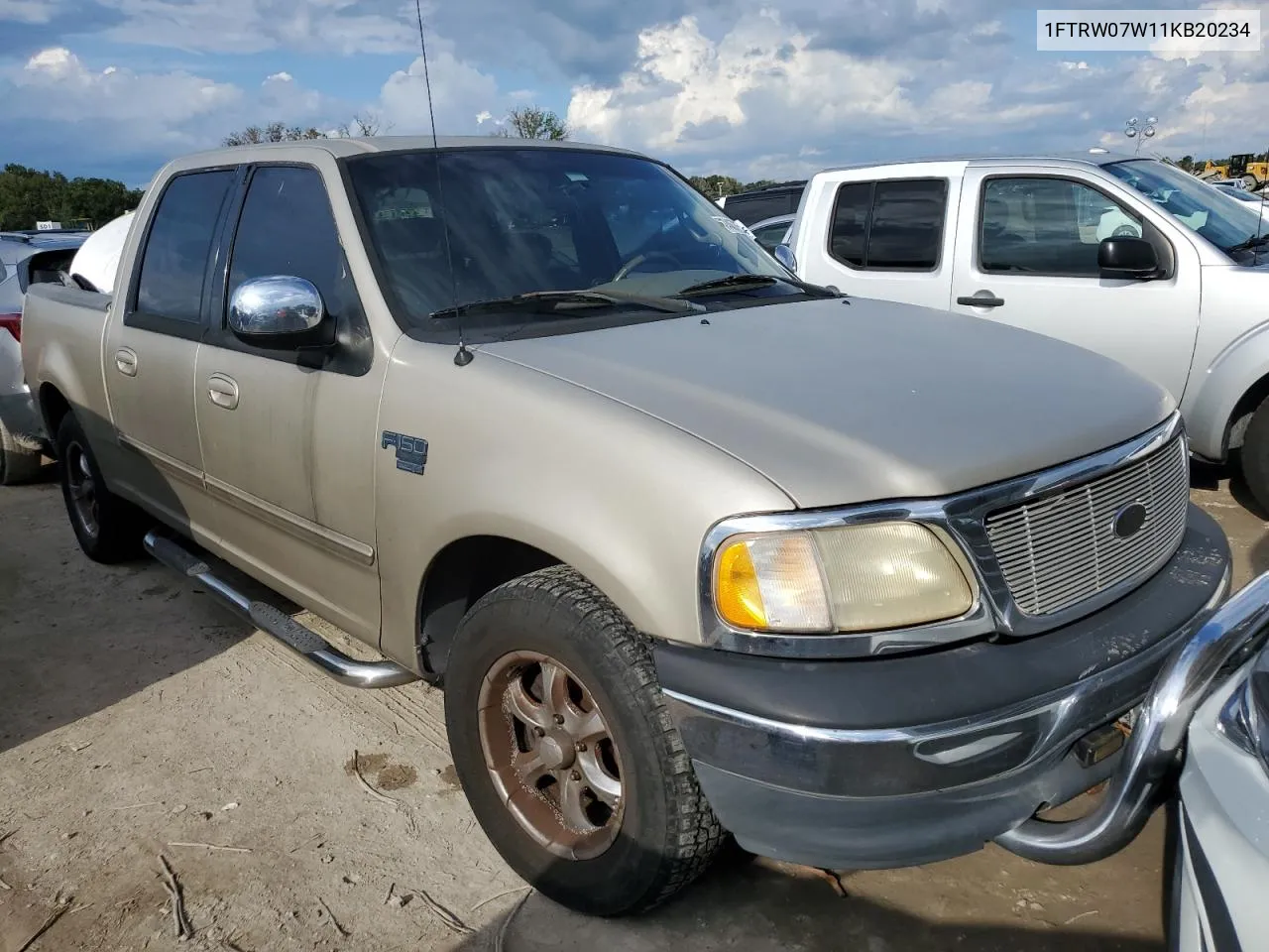 2001 Ford F150 Supercrew VIN: 1FTRW07W11KB20234 Lot: 74679364