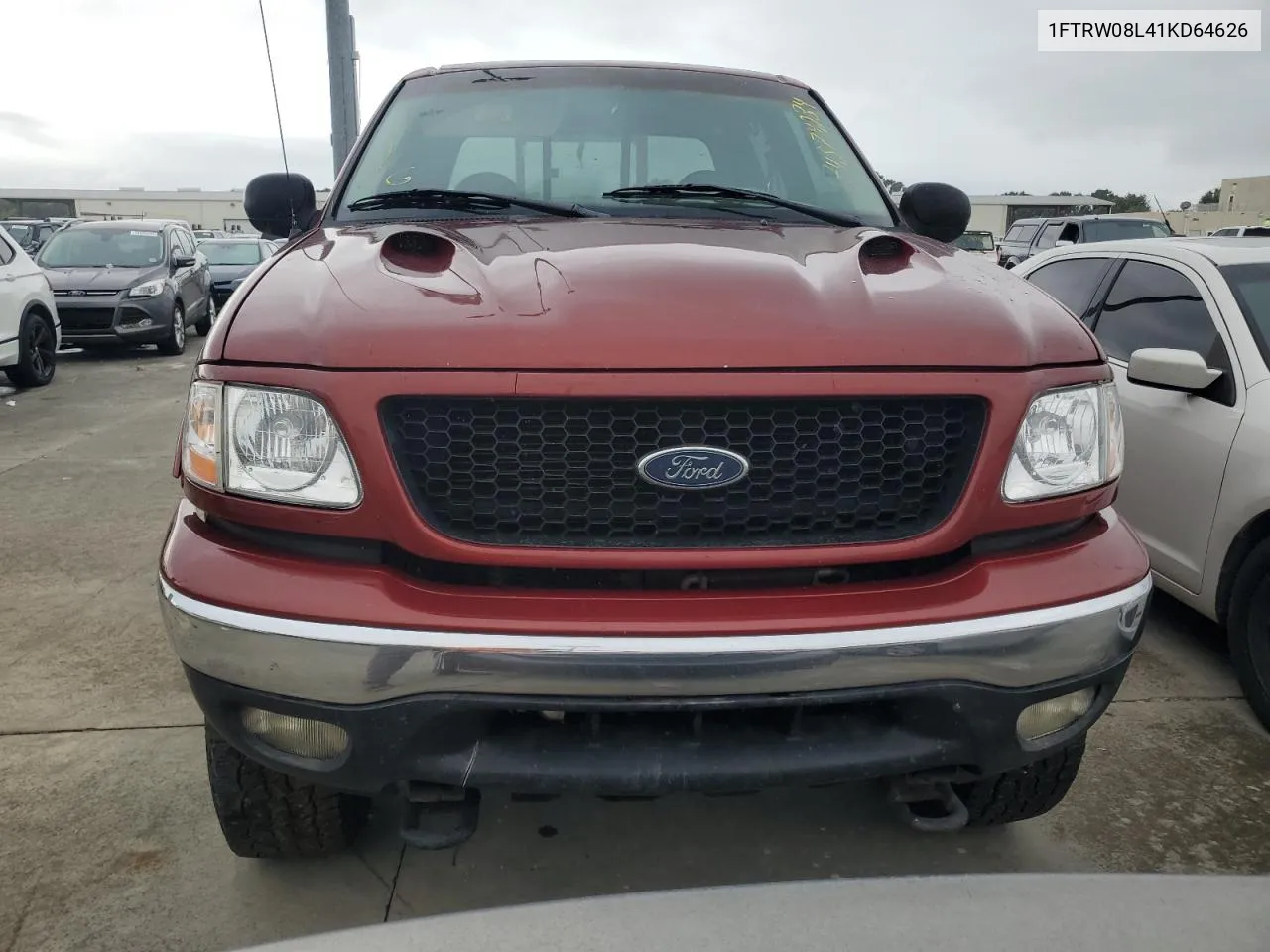 2001 Ford F150 Supercrew VIN: 1FTRW08L41KD64626 Lot: 74874234