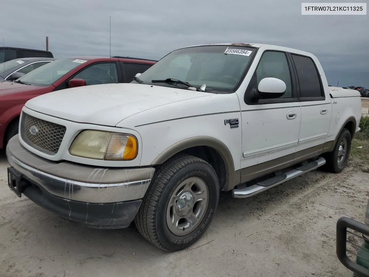 2001 Ford F150 Supercrew VIN: 1FTRW07L21KC11325 Lot: 75566394