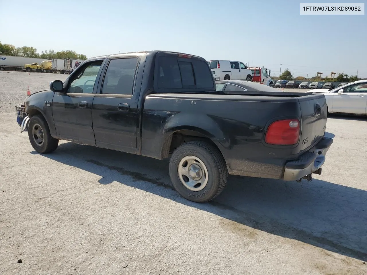 2001 Ford F150 Supercrew VIN: 1FTRW07L31KD89082 Lot: 75667064