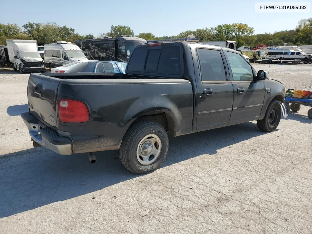 2001 Ford F150 Supercrew VIN: 1FTRW07L31KD89082 Lot: 75667064