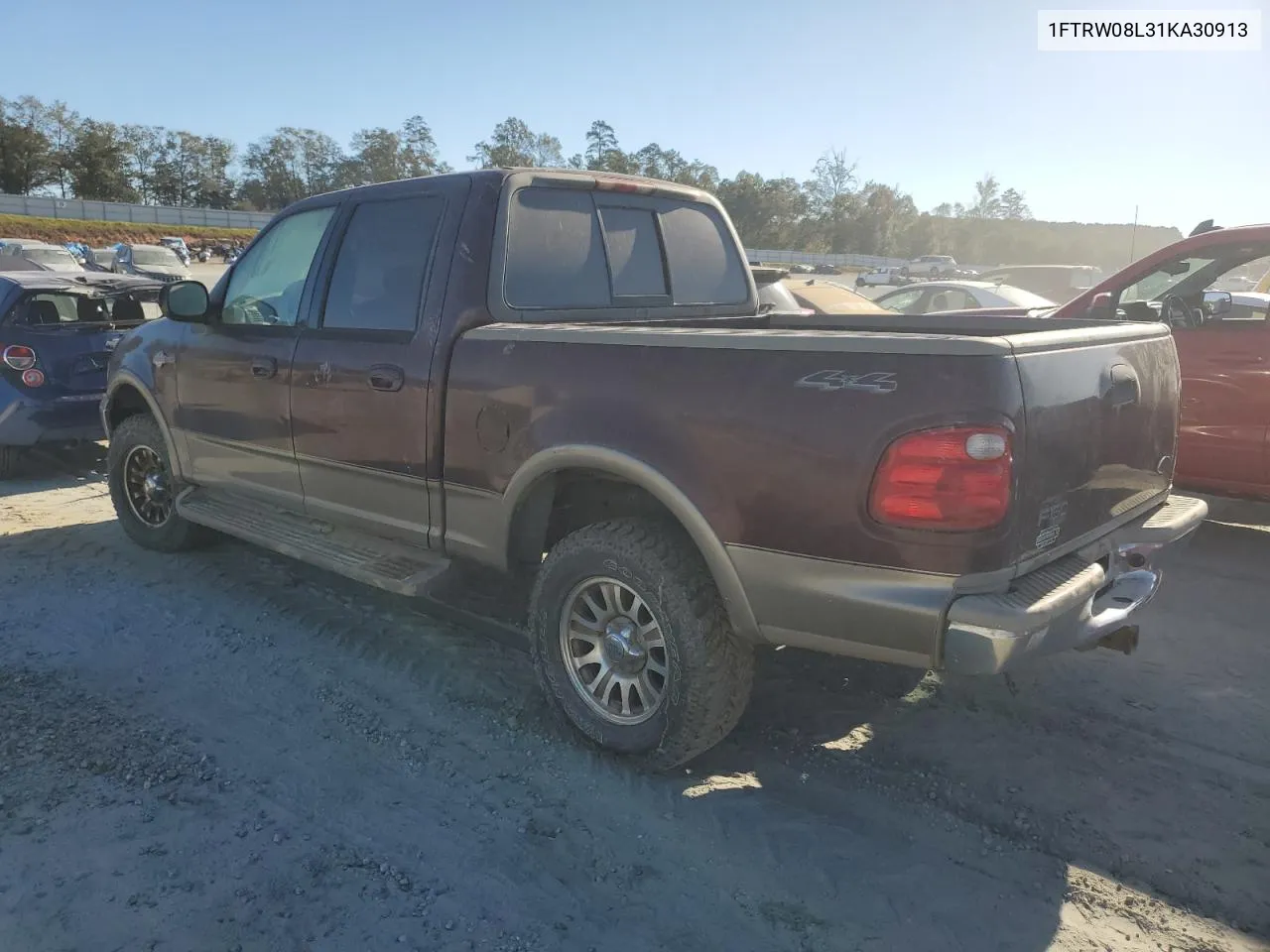 1FTRW08L31KA30913 2001 Ford F150 Supercrew