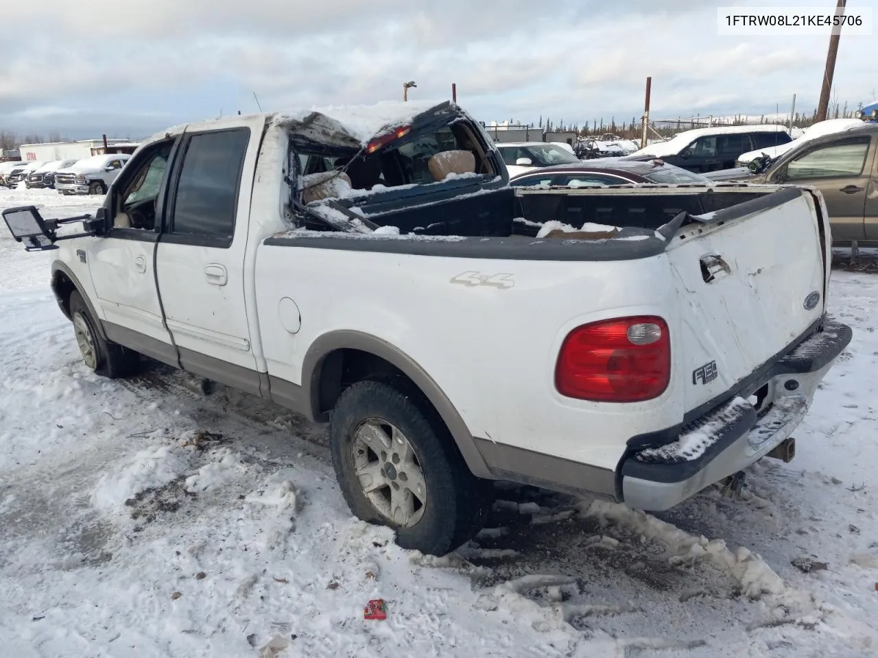 2001 Ford F150 Supercrew VIN: 1FTRW08L21KE45706 Lot: 76523274