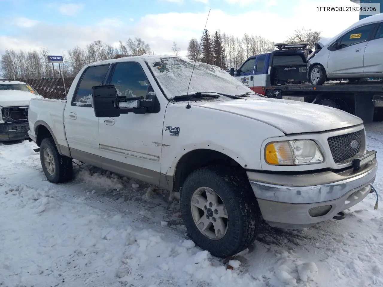 2001 Ford F150 Supercrew VIN: 1FTRW08L21KE45706 Lot: 76523274