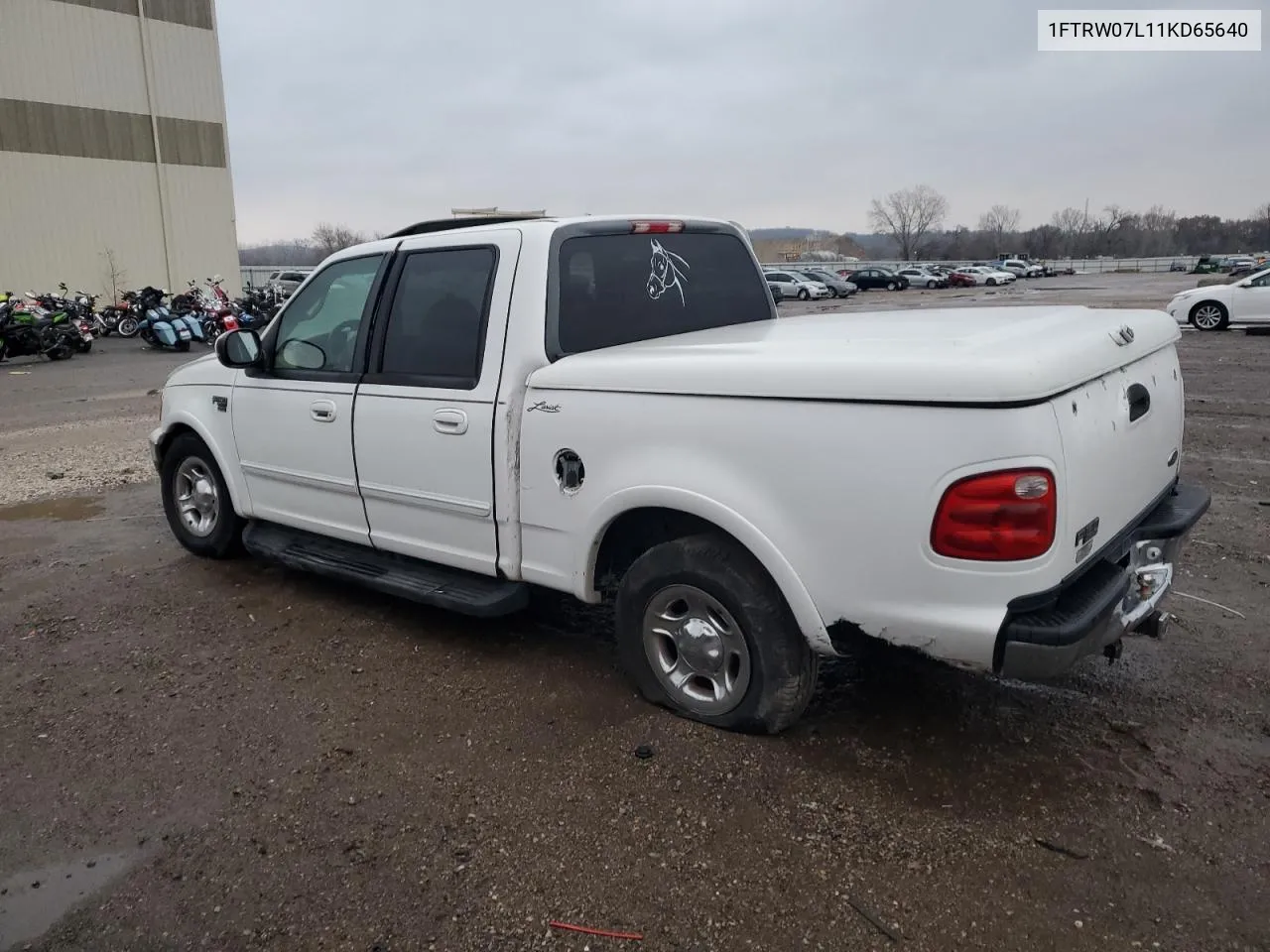 2001 Ford F150 Supercrew VIN: 1FTRW07L11KD65640 Lot: 76739443