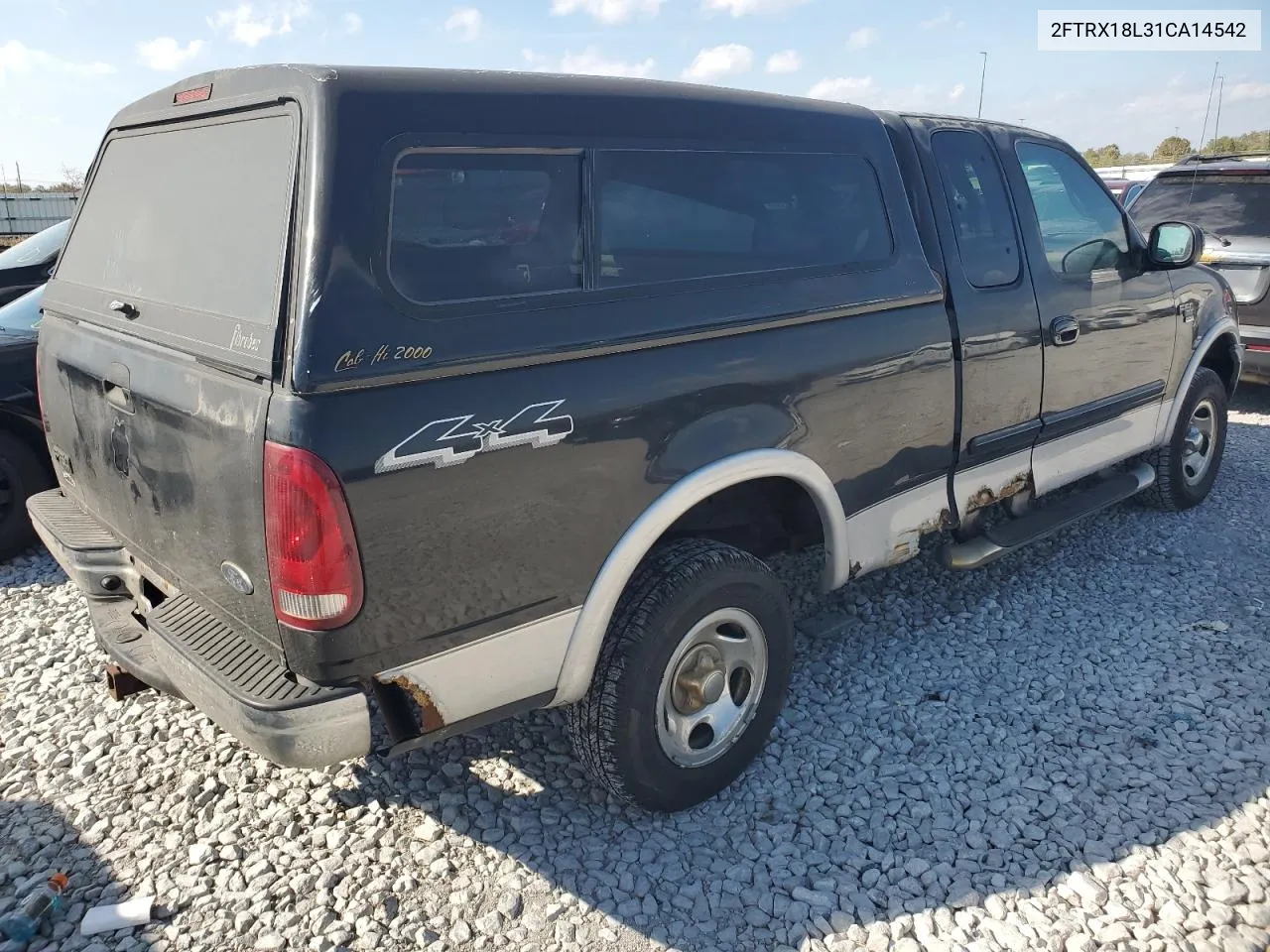 2001 Ford F150 VIN: 2FTRX18L31CA14542 Lot: 77087584