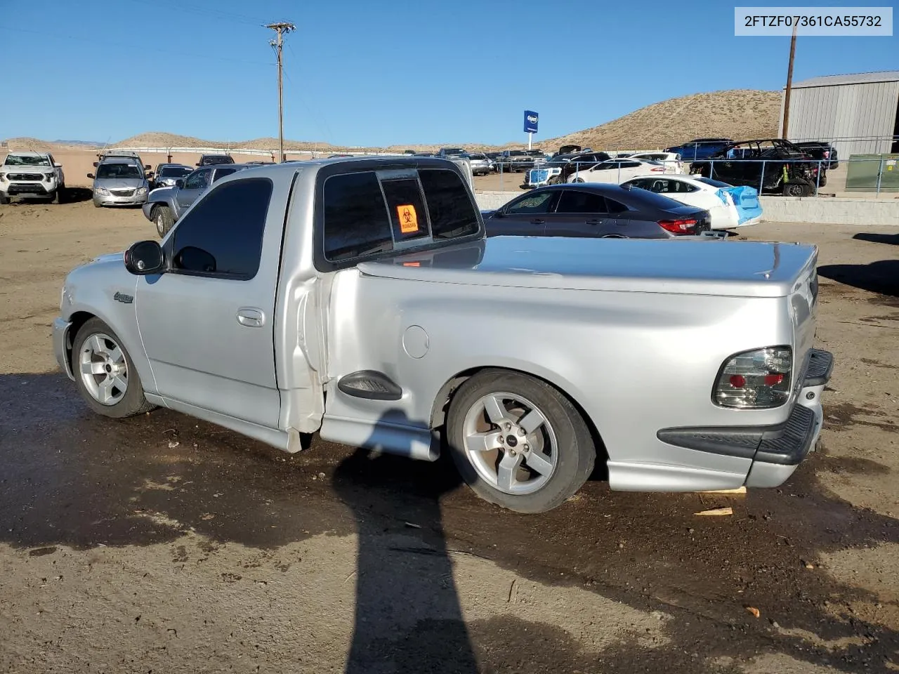 2001 Ford F150 Svt Lightning VIN: 2FTZF07361CA55732 Lot: 77492914