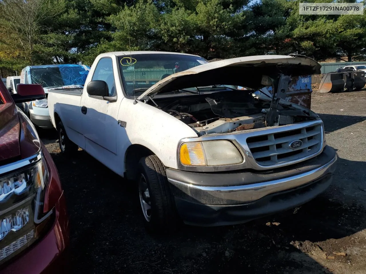 2001 Ford F150 VIN: 1FTZF17291NA00778 Lot: 77596434