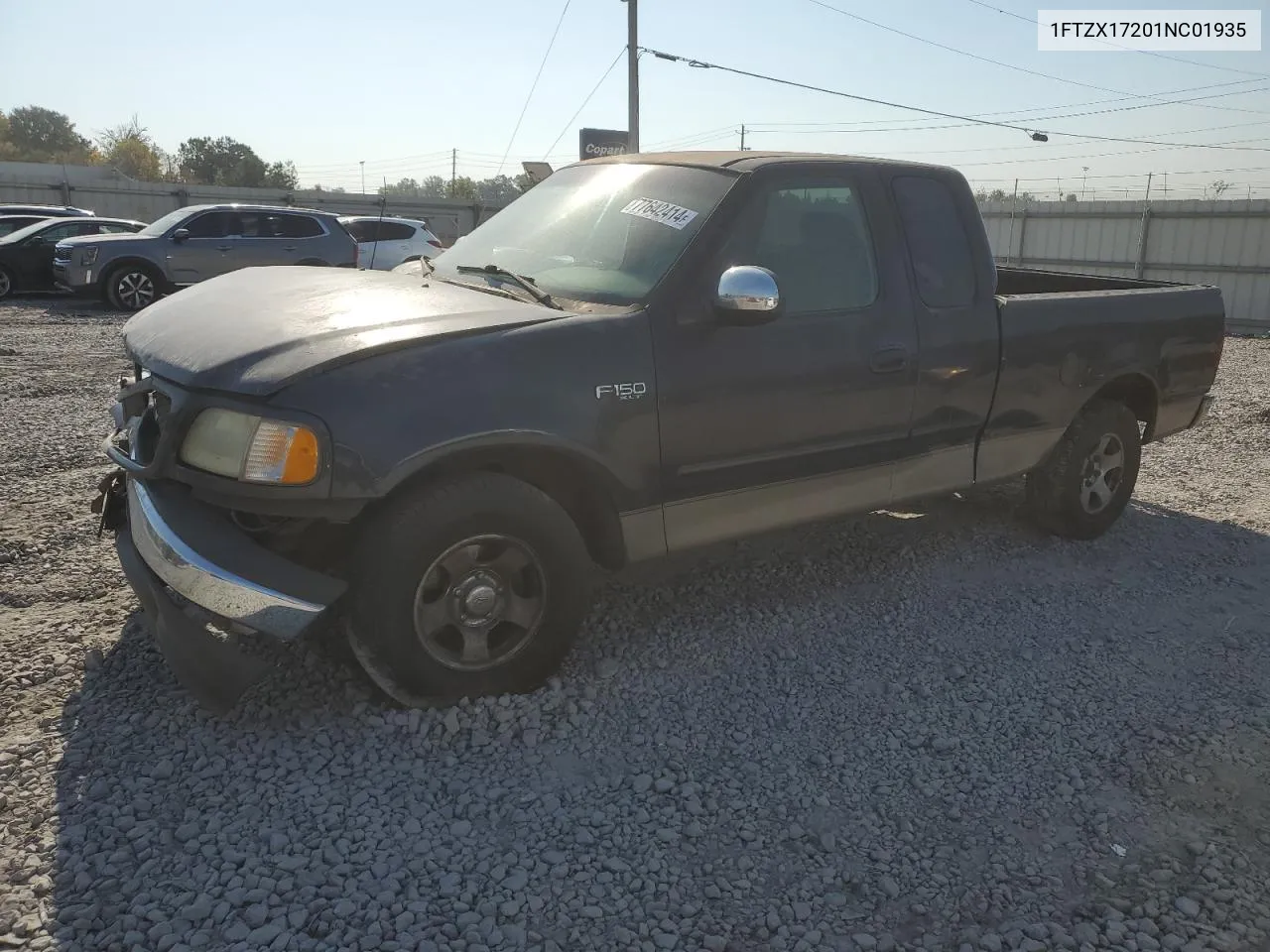 2001 Ford F150 VIN: 1FTZX17201NC01935 Lot: 77642414