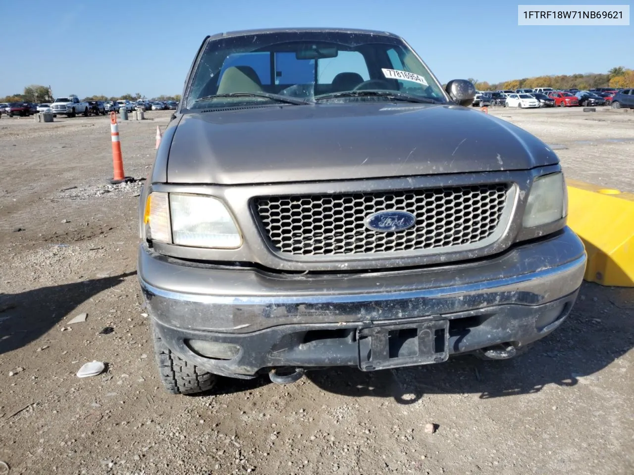 2001 Ford F150 VIN: 1FTRF18W71NB69621 Lot: 77816954