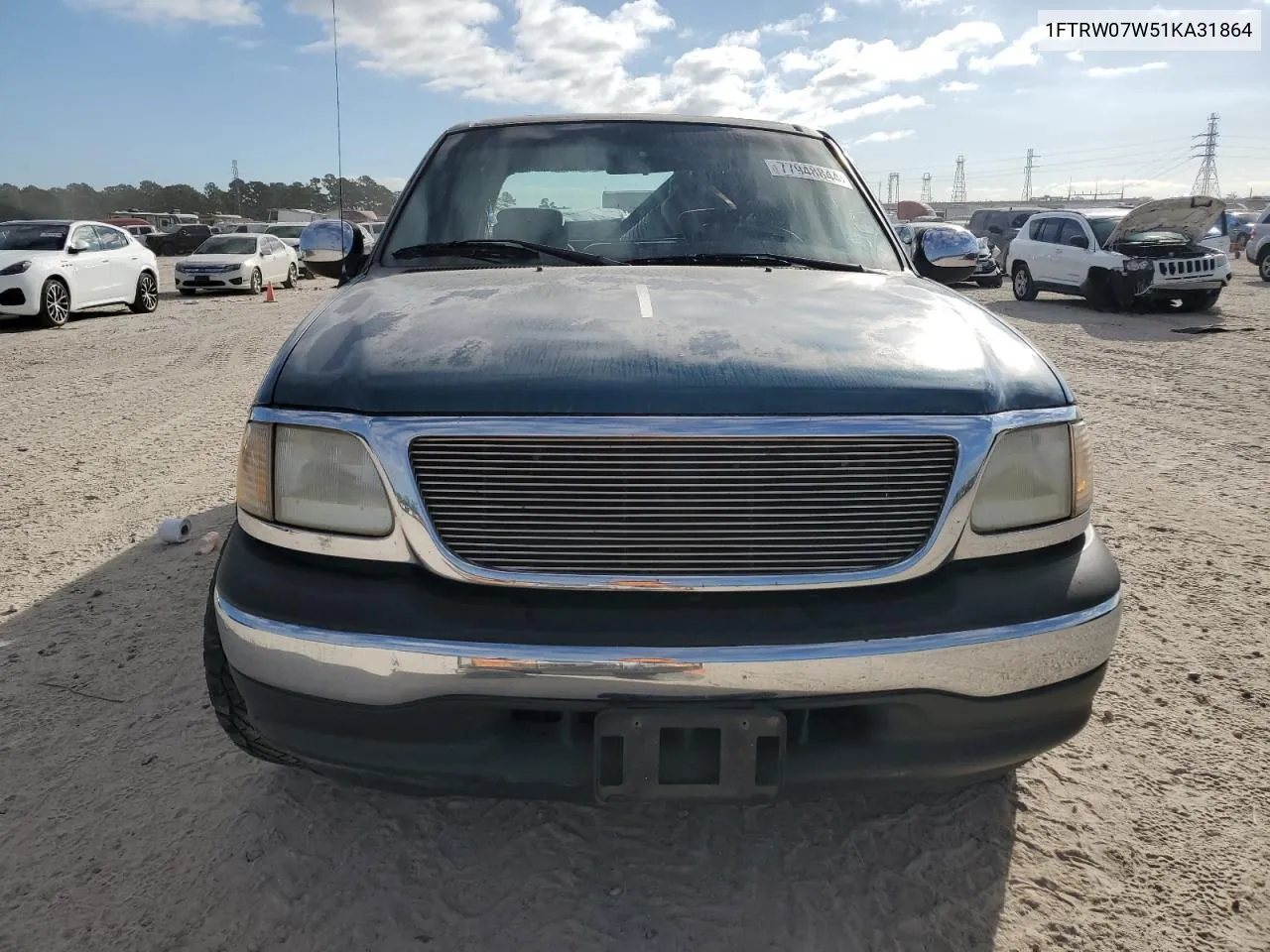 2001 Ford F150 Supercrew VIN: 1FTRW07W51KA31864 Lot: 77948844