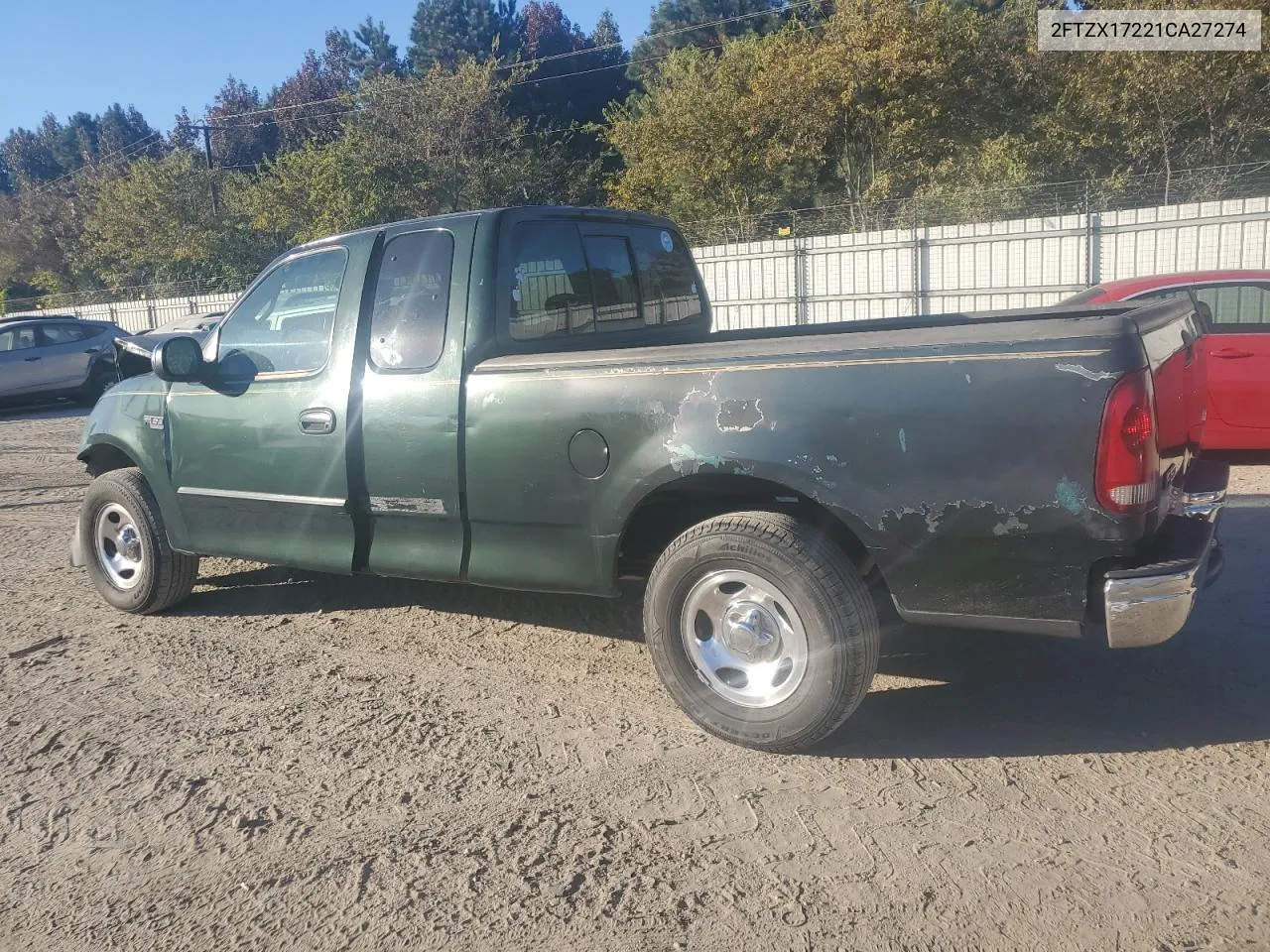 2001 Ford F150 VIN: 2FTZX17221CA27274 Lot: 77949204