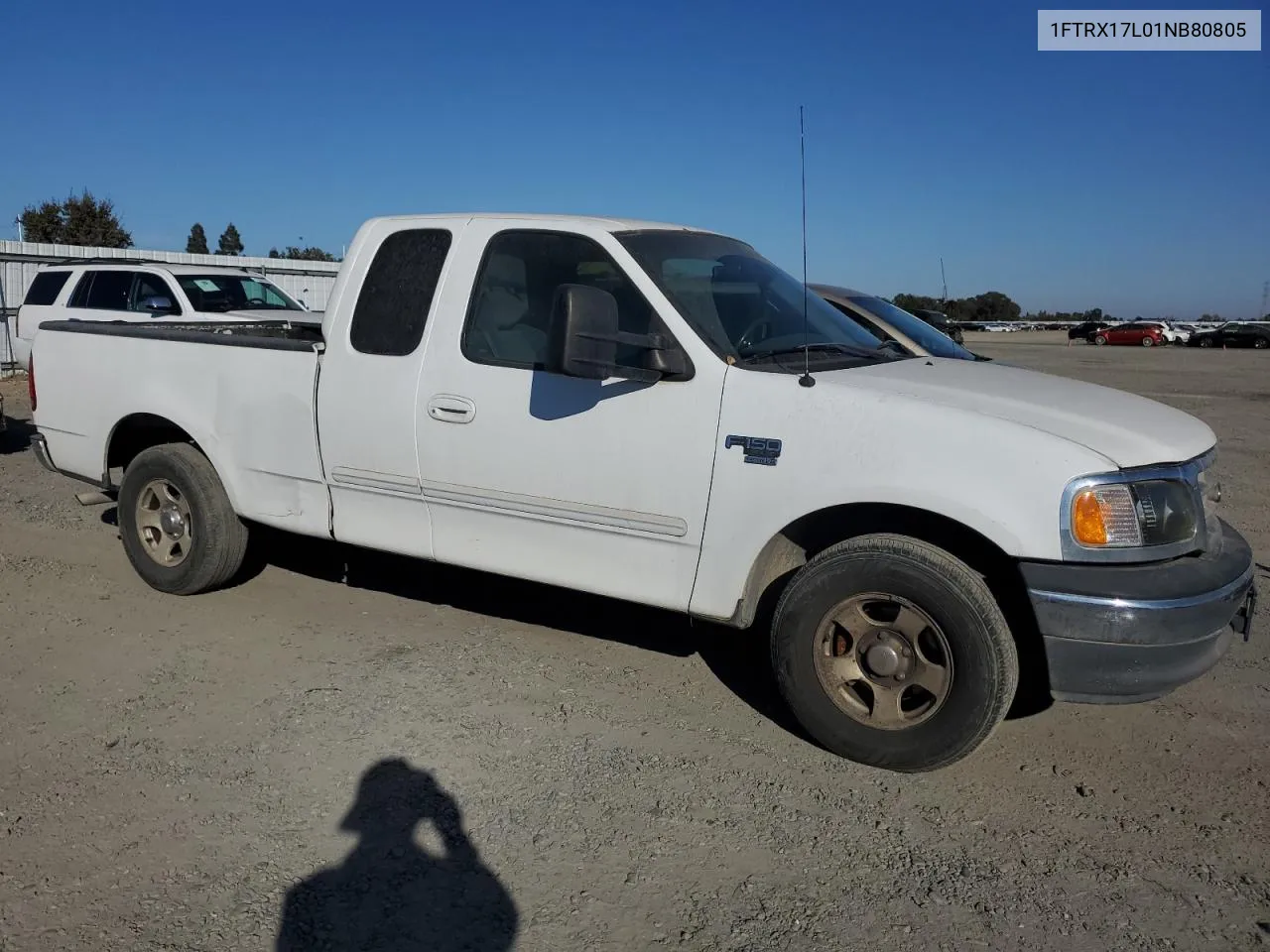 2001 Ford F150 VIN: 1FTRX17L01NB80805 Lot: 77962784