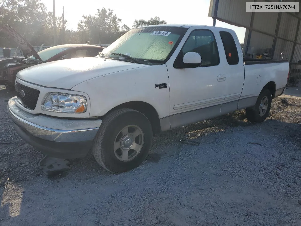 2001 Ford F150 VIN: 1FTZX17251NA70744 Lot: 77981464