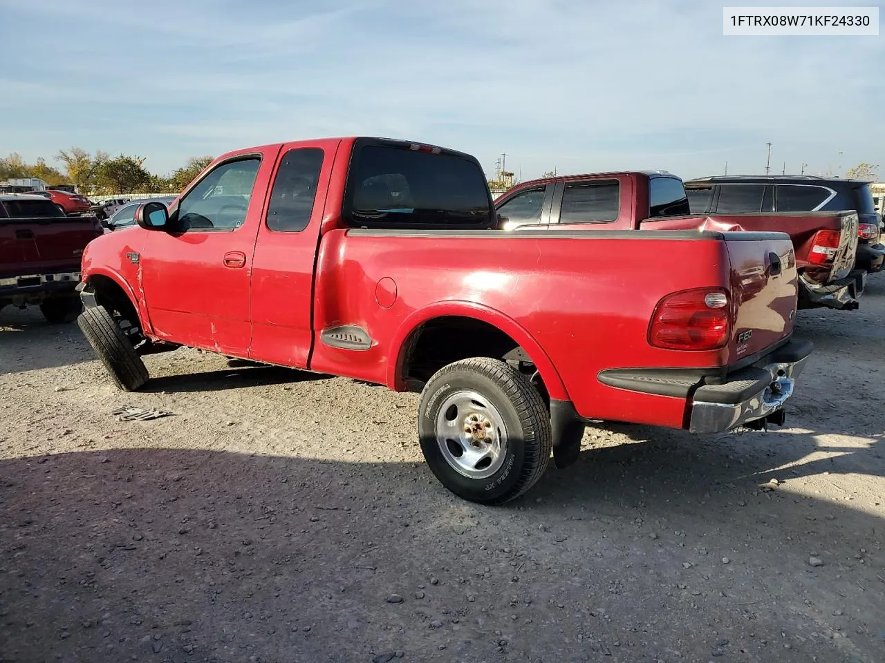 2001 Ford F150 VIN: 1FTRX08W71KF24330 Lot: 78209314