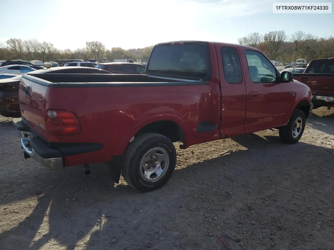 2001 Ford F150 VIN: 1FTRX08W71KF24330 Lot: 78209314