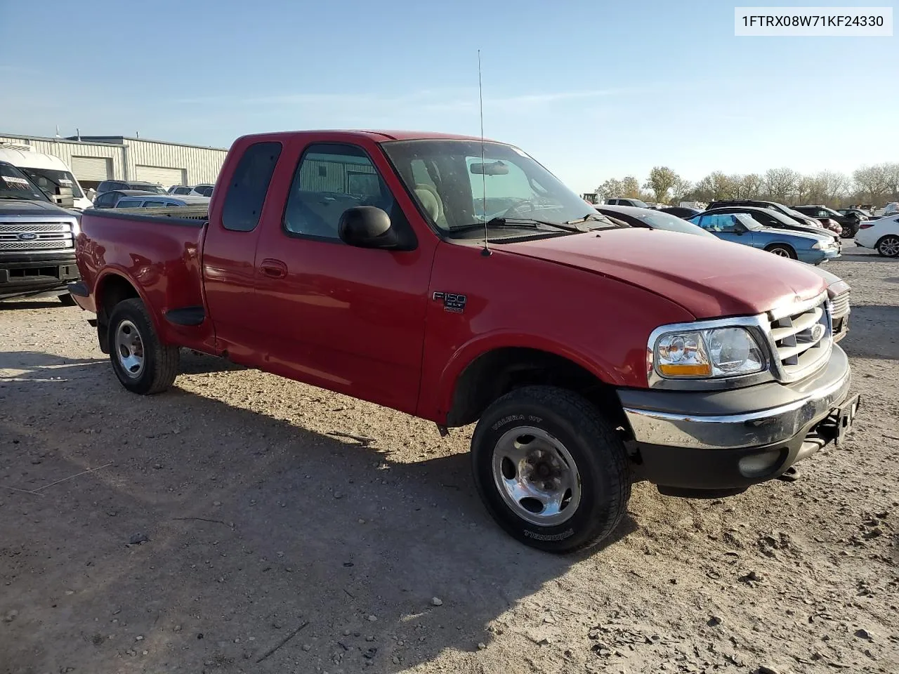 2001 Ford F150 VIN: 1FTRX08W71KF24330 Lot: 78209314